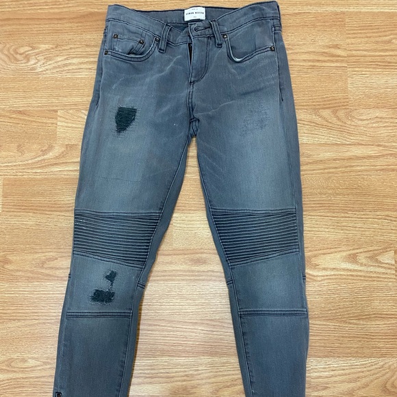Simon Miller Moto jeans never worn NEW size 24 washed grey - Picture 1 of 2
